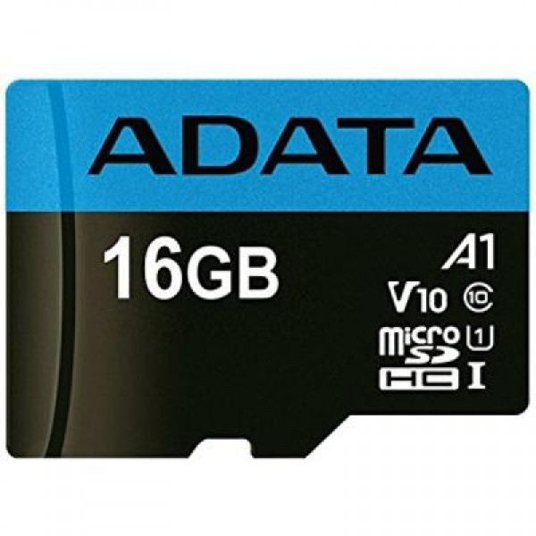 Карта памяти ADATA 16GB microSD class 10 UHS-I A1 Premier (AUSDH16GUICL10A1-R)