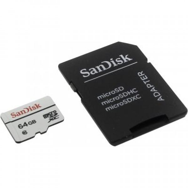 Карта памяти SanDisk 64GB microSDXC class 10 High Endurance Video Monitoring (SDSDQQ-064G-G46A)