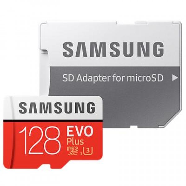 Карта памяти Samsung 128GB microSD class 10 EVO PLUS UHS-I (MB-MC128GA/RU)