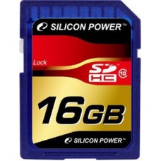 Карта памяти Silicon Power 16Gb SDHC class 10 (SP016GBSDH010V10)