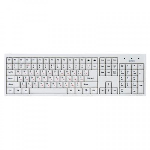 Клавиатура SVEN 303 Standard USB, white