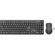 Комплект Trust Ziva wireless keyboard with mouse UKR (22119)