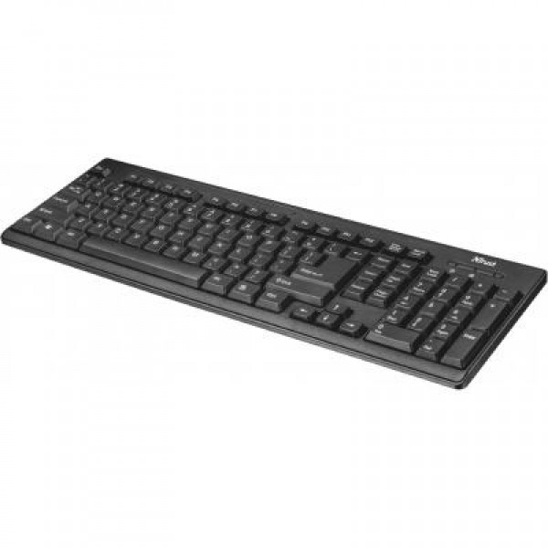 Комплект Trust Ziva wireless keyboard with mouse UKR (22119)