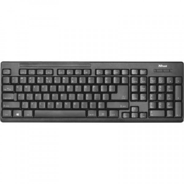 Комплект Trust Ziva wireless keyboard with mouse UKR (22119)