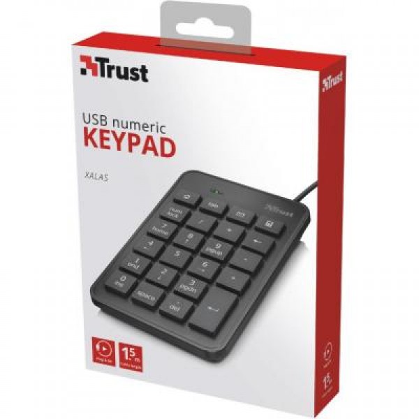 Клавиатура Trust Xalas USb numeric keypad (22221)