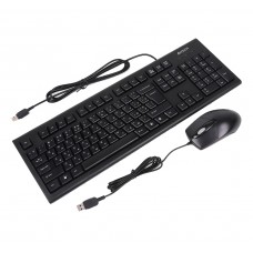 Комплект (клавиатура, мышь) A4Tech KR-8572 Black USB