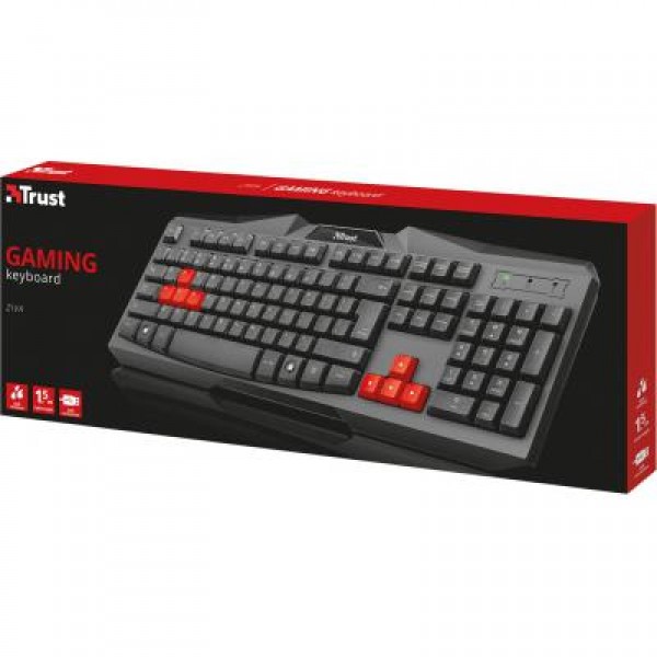 Клавиатура Trust Ziva gaming keyboard UKR (22114)