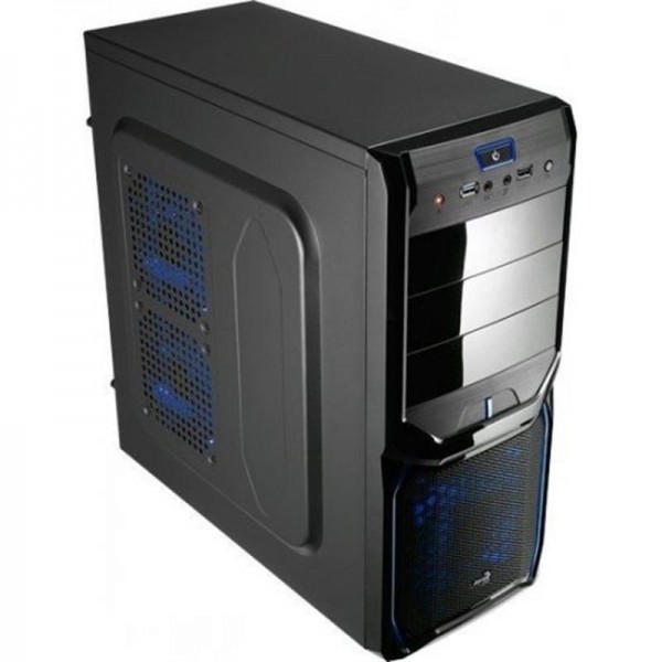 Корпус Aerocool PGS V3 X Advance Evil Blue (ACCX-PV01106.B1) + БП Aerocool VX-550 550W