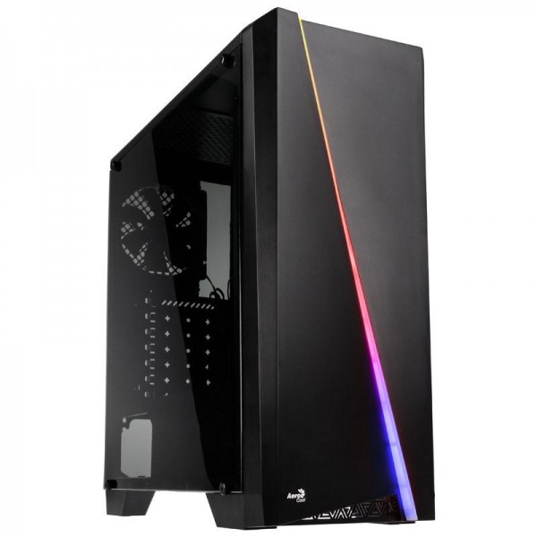 Корпус AeroCool PGS Cylon Window RGB Black без БП