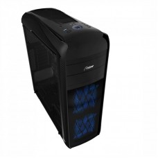 Корпус Frime FC-901B/Blue LED без БП USB3.0 (2 Blue LED cooler, Cardreader, Transparent side panel)