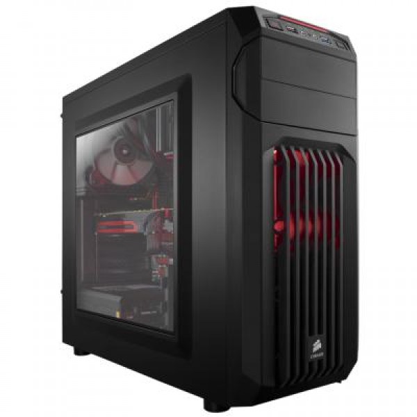 Корпус CORSAIR Carbide Series SPEC-01 RED LED (CC-9011050-WW)