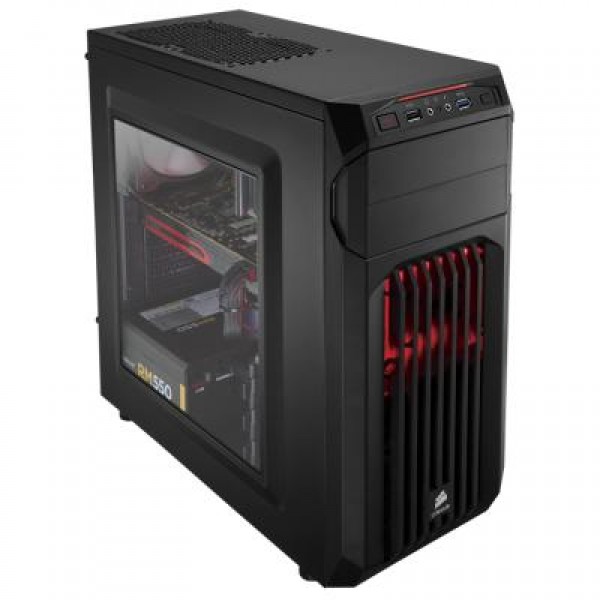 Корпус CORSAIR Carbide Series SPEC-01 RED LED (CC-9011050-WW)