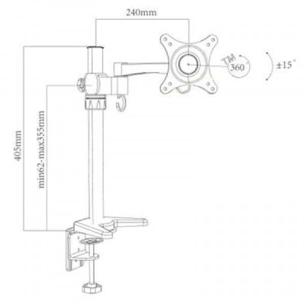 Кронштейн CHARMOUNT CT-LCD-DS902