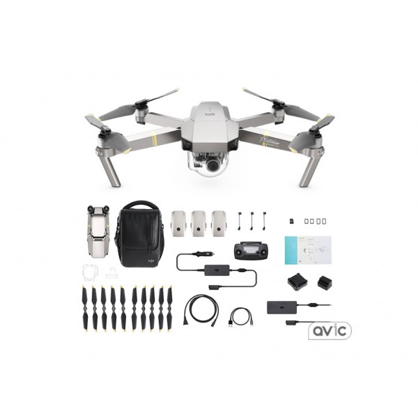 Квадрокоптер DJI Mavic Pro Platinum Combo (CP.PT.00000065.01)