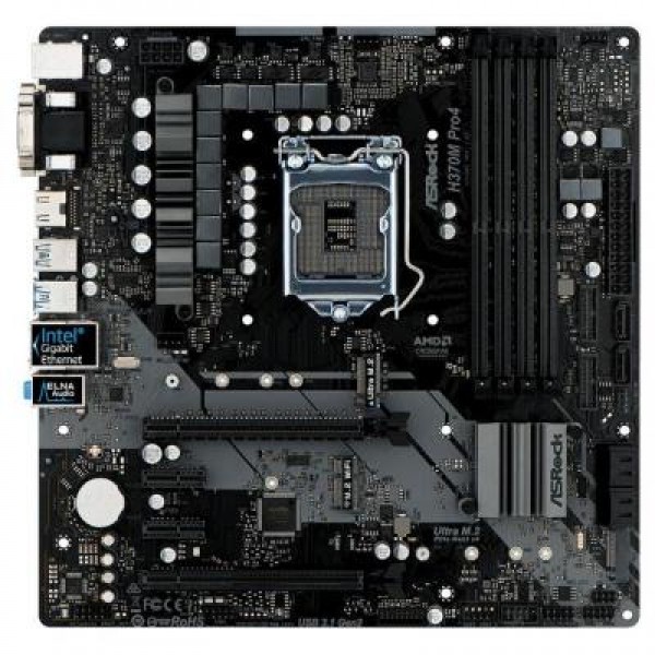 Материнская плата ASRock H370M PRO4