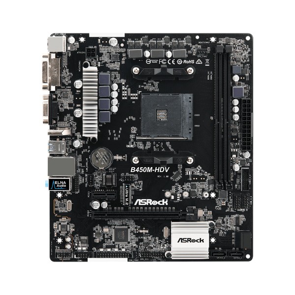 Материнская плата ASRock B450M-HDV Socket AM4