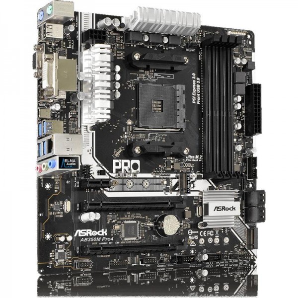 Материнская плата ASRock AB350M PRO4