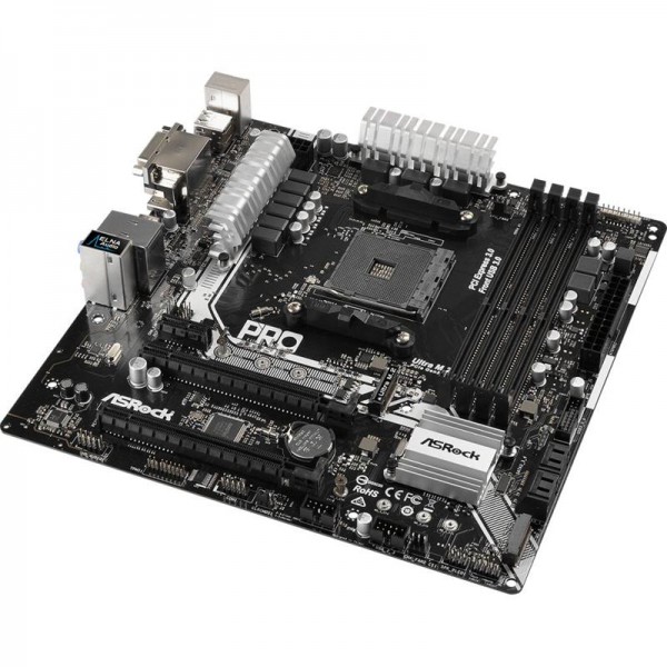 Материнская плата ASRock AB350M PRO4