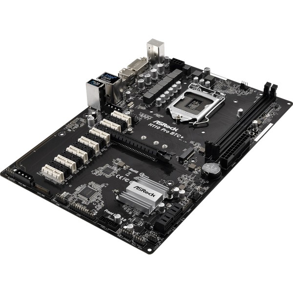 Материнская плата ASRock H110 Pro BTC+ Socket 1151