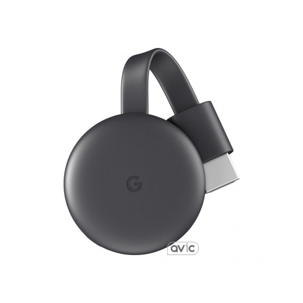 Медиаплеер Google Chromecast (3nd generation) (Charcoal)