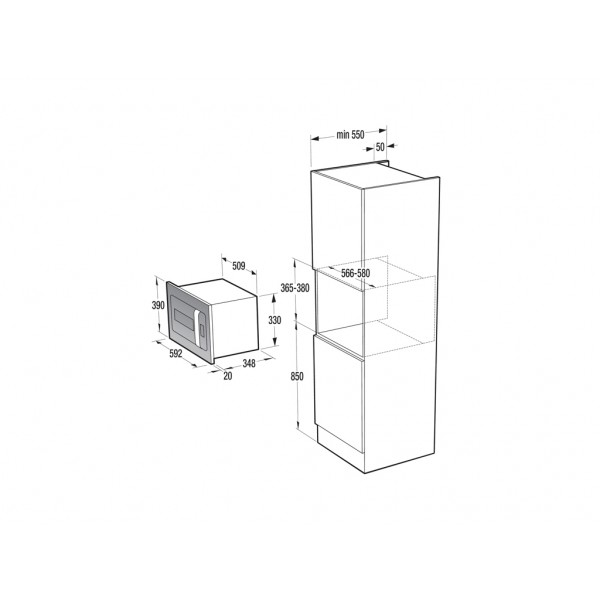 Микроволновая печь Gorenje BM235ORAW