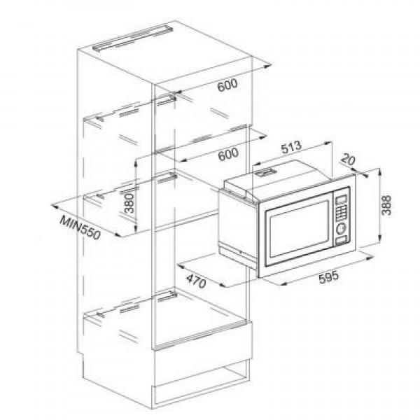 Микроволновая печь Franke FMW 250 SM G XS (131.0264.294)