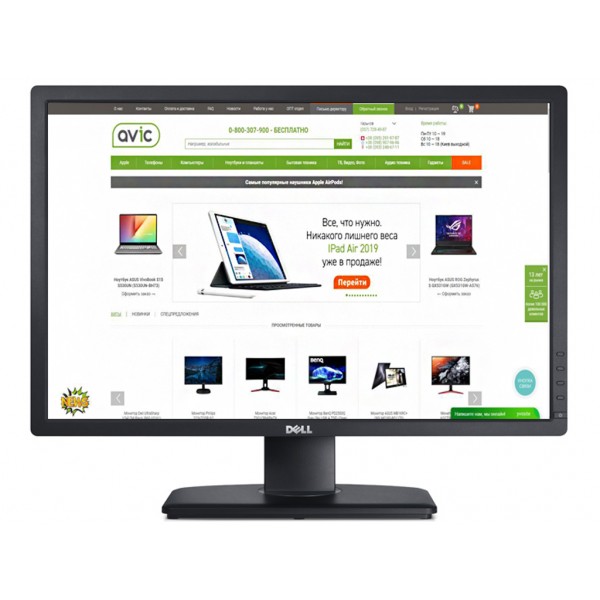 Монитор Dell UltraSharp U2412M Black (860-10161) (Open Box)