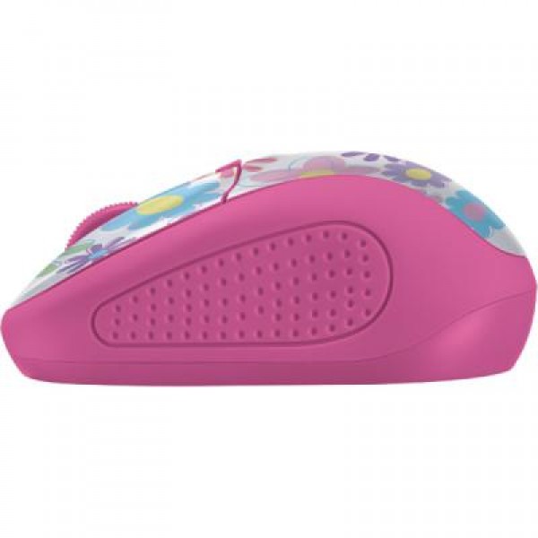 Мышь Trust Primo Wireless Mouse - pink flowers (21481)