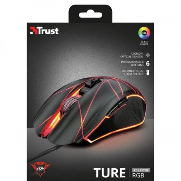 Мышь Trust GXT 160 Ture illuminated gaming mouse (22332)