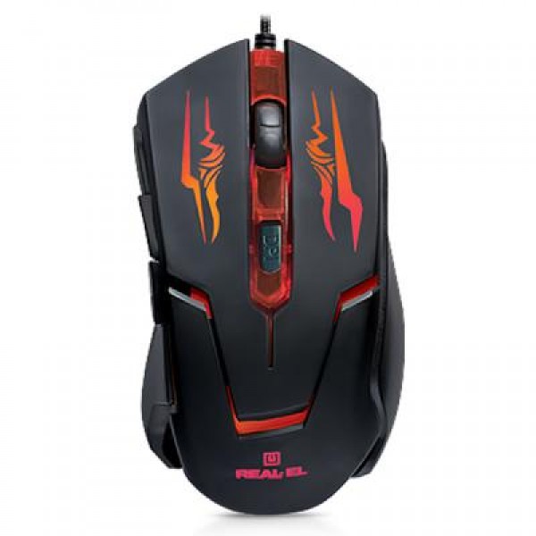 Мышь REAL-EL RM-520 Gaming, black