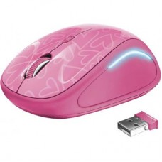 Мышь Trust Yvi FX wireless mouse pink (22336)