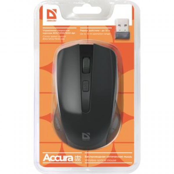 Мышь Defender Accura MM-935 Black (52935)