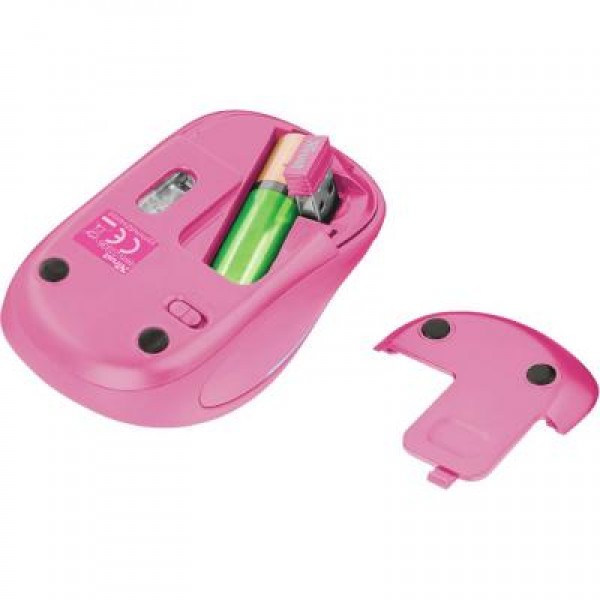 Мышь Trust Yvi FX wireless mouse pink (22336)