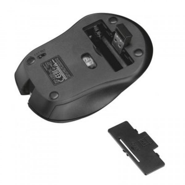 Мышь Trust Mydo Silent wireless mouse black (21869)