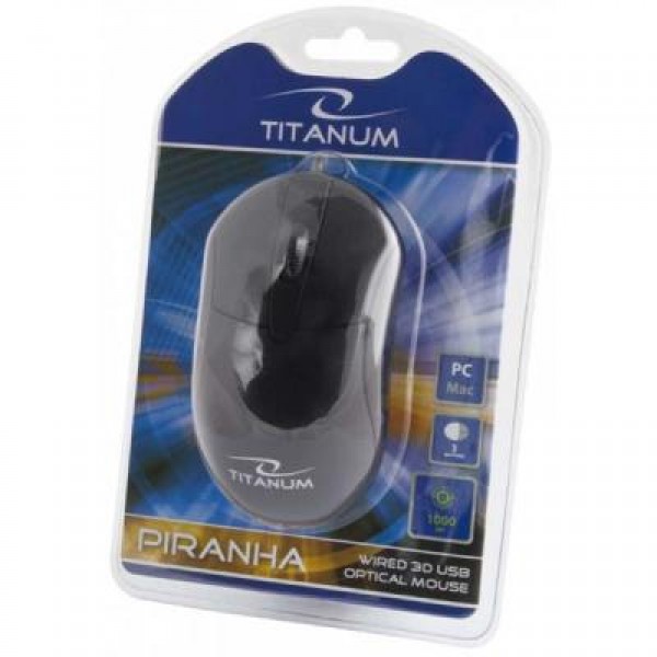 Мышь Esperanza Titanum TM107K Black