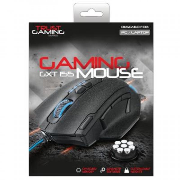 Мышь Trust GXT 155 Gaming Mouse - black (20411)