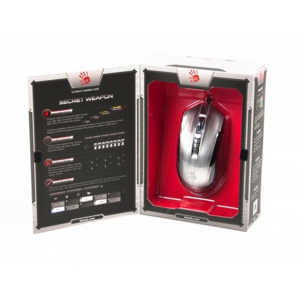 Мышь A4Tech P93 Bloody Bullet Grey USB