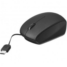 Мышь Trust USB-C retractable mini mouse black (20969)