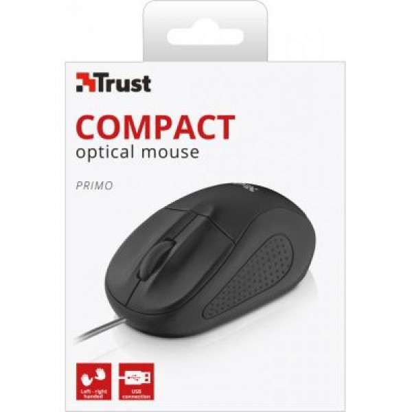 Мышь Trust Primo Optical Compact Mouse black (21791)