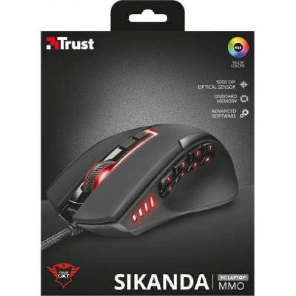 Мышь Trust Sikanda GXT 164 MMO Mouse (21726)