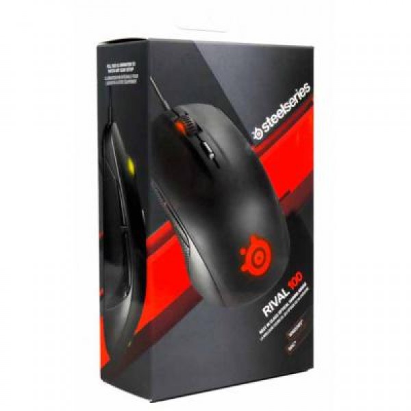 Мышь SteelSeries Rival 100 Black (62341)