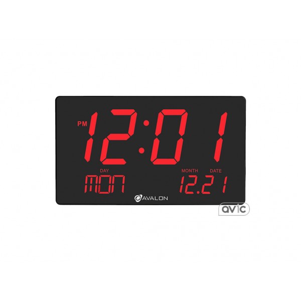 Настольные часы Avalon Oversized (A1LEDCLOCK) Black