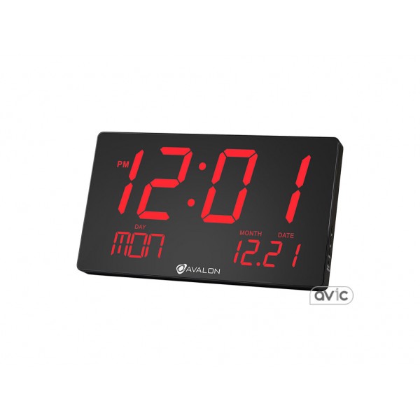 Настольные часы Avalon Oversized (A1LEDCLOCK) Black