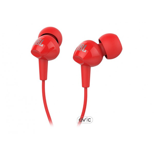 Наушники JBL C100SI Red (JBLT100SIRED)