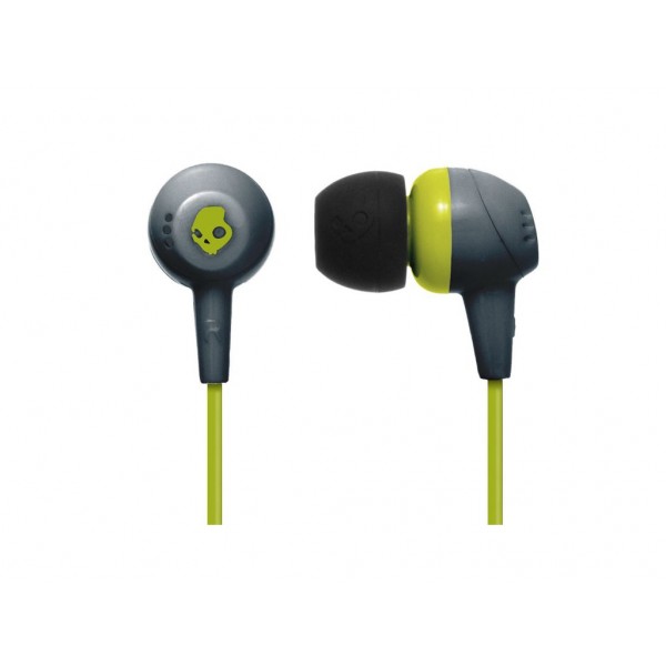 Наушники SkullCandy JIB Gray/Hot Lime (S2DUFZ-385)