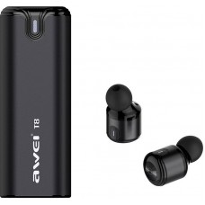 Наушники AWEI T8 Twins Earphones Black