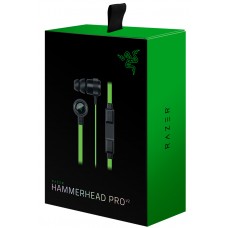 Наушники Razer Hammerhead V2 Black-Green (RZ12-01730100-R3G1)