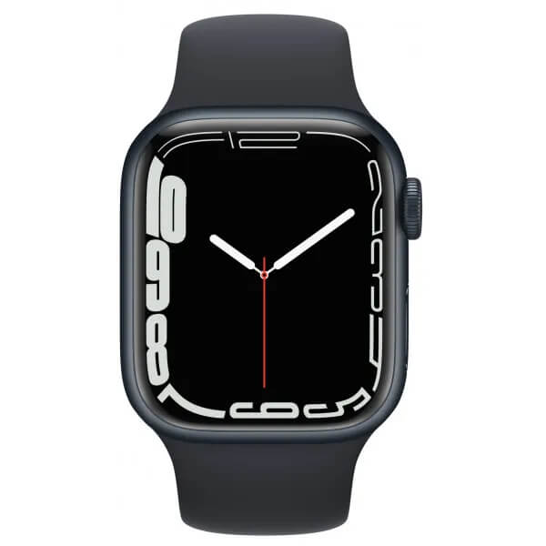 Apple Watch Series 7 41mm Midnight Aluminum Case with Midnight Sport Band MKMX3UL/A