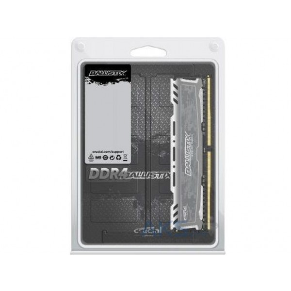 Память Corsair DIMM 8Gb DDR4 PC2400 Ballistix Sport LT Gray (BLS8G4D240FSBK)