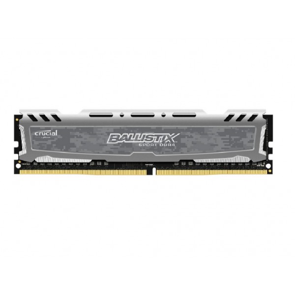 Память Crucial DIMM 4Gb DDR4 PC2666 Ballistix Sport LT Gray (BLS4G4D26BFSB)